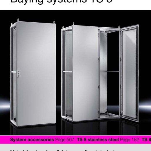 Rittal 8206500 | Ks Enclosure Ral7035 1200W X 2000H X 600D | Enclosure ...