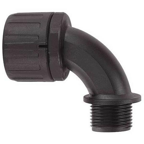 16mm 90Deg Pa6 IP66 Term., Ideal Electrical Catalogue Cable Management Conduit Corrugated Corrugated Conduit - Construction Supplies Australia