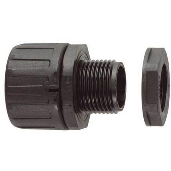 32mm Pa6 IP66 Str. Term., Ideal Electrical Catalogue Cable Management Conduit Corrugated Corrugated Conduit - Construction Supplies Australia