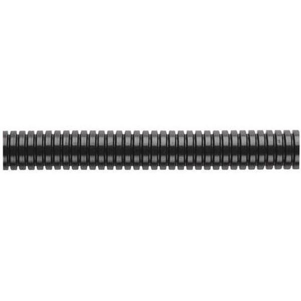 Black H/W Pa6 Lfh Conduit 21mm 50M, Ideal Electrical Catalogue Cable Management Conduit Corrugated Corrugated Conduit - Construction Supplies Australia