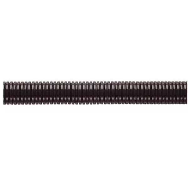 Black L/W Pa6 Conduit 16mm 50M, Ideal Electrical Catalogue Cable Management Conduit Corrugated Corrugated Conduit - Construction Supplies Australia
