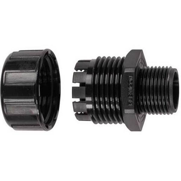 Black IP65 M40 For Fpc40, Ideal Electrical Catalogue Cable Management Conduit Rigid Terminal Sleeve For Installation Tubes - Construction Supplies Australia