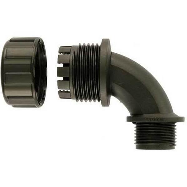 Black IP65 M25 90 Bend For Fpc25, Ideal Electrical Catalogue Cable Management Conduit Rigid Conduit Bends - Construction Supplies Australia