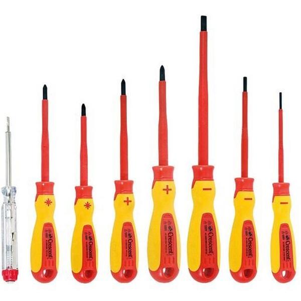 Screwdriver Set 1000V 8Pc, Ideal Electrical Catalogue Tools Instrumentation Hand Tools Screwdriver Set - Construction Supplies Australia
