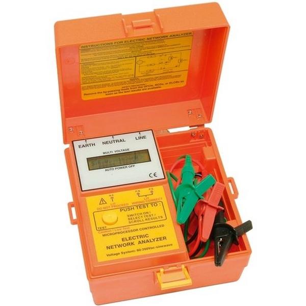 DIGITAL LOOP IMPEDANCE TESTER, Ideal Electrical Catalogue Tools Instrumentation Test Measurement Data Testing - Construction Supplies Australia