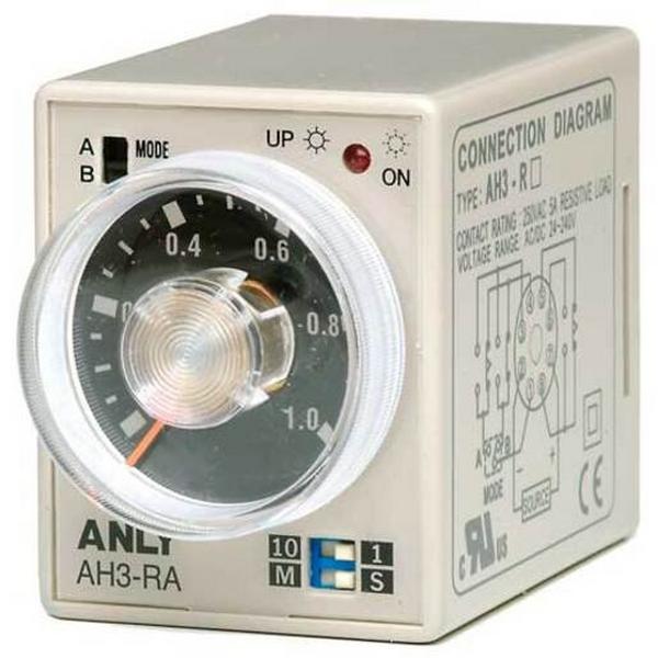 Anly Dual Mode Timer 1s 10s 1M 10M, Ideal Electrical Catalogue Power Distribution Relays Timer Relay - Construction Supplies Australia