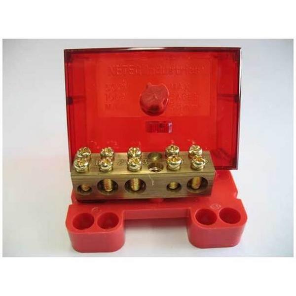 Covered Active Link - 3 X 35mm 2 X 16mm Sq Tunnels 100A, Ideal Electrical Catalogue Power Distribution Busbar Busbar - Construction Supplies Australia
