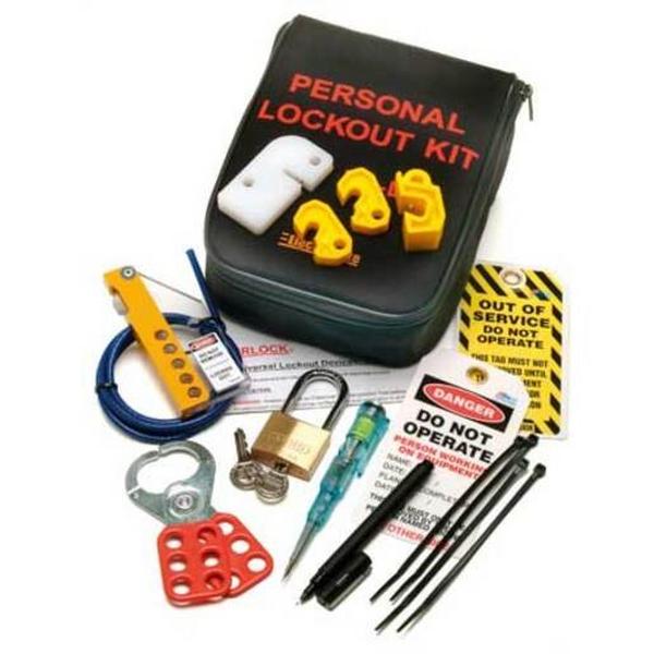 Personal Lockout Kit Electrical With Carry Bag, Ideal Electrical Catalogue Power Distribution Distribution Boards Locking Device For Switches - Construction Supplies Australia