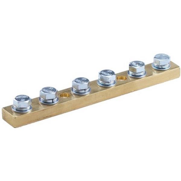Earth Neutral Bar Studs Only 6X M8 Steel Set Screws, Ideal Electrical Catalogue Power Distribution Busbar Neutral Busbar - Construction Supplies Australia