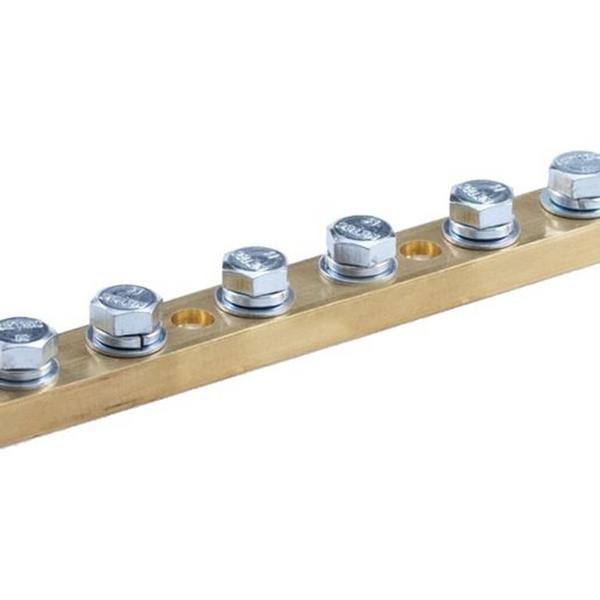 Earth Neutral Bar Studs Only 12X M8 Steel Set Screws, Ideal Electrical Catalogue Power Distribution Busbar Neutral Busbar - Construction Supplies Australia