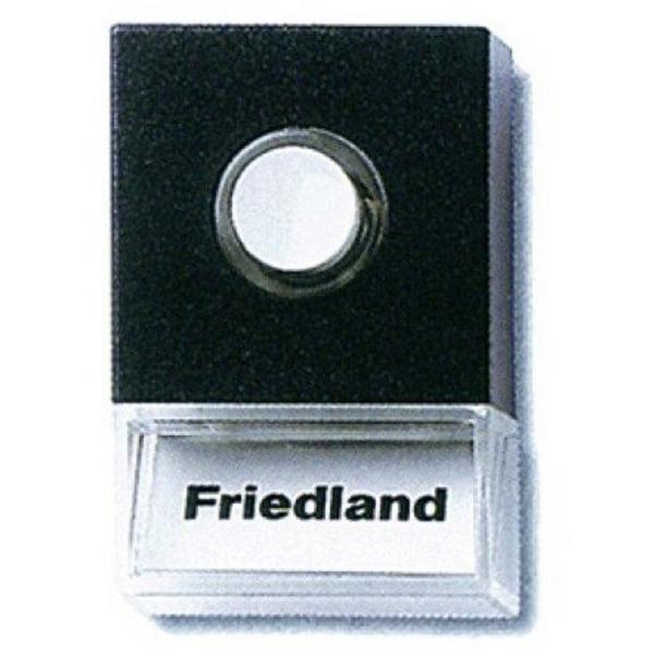 Door Bell Plastic Pushbutton Illuminated 8 - 15V Black, Ideal Electrical Catalogue Av Security Detection Doorbell Entry Control Doorbell - Construction Supplies Australia