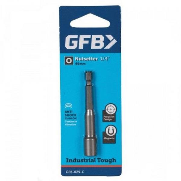 Gfb Nutsetter 1/4 X 69mm-Magn SDS, Ideal Electrical Catalogue Tools Instrumentation Hand Tools Socket Spanner For In Hexagonal - Construction Supplies Australia
