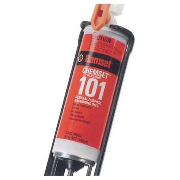 Chemset 101 Cartridge 380mL, Ideal Electrical Catalogue Hardware Nuts Bolts Stud Bolt - Construction Supplies Australia