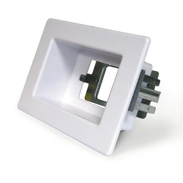 Recessed Wall Point Single White, Ideal Electrical Catalogue Switches Plugs Sockets Switches Grid Cover Plate - Construction Supplies Australia