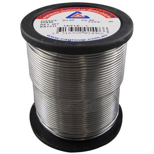Solder 60/40 Resin Core 1.6mm 250Gm, Ideal Electrical Catalogue Tools Instrumentation Soldering Soft Solder - Construction Supplies Australia