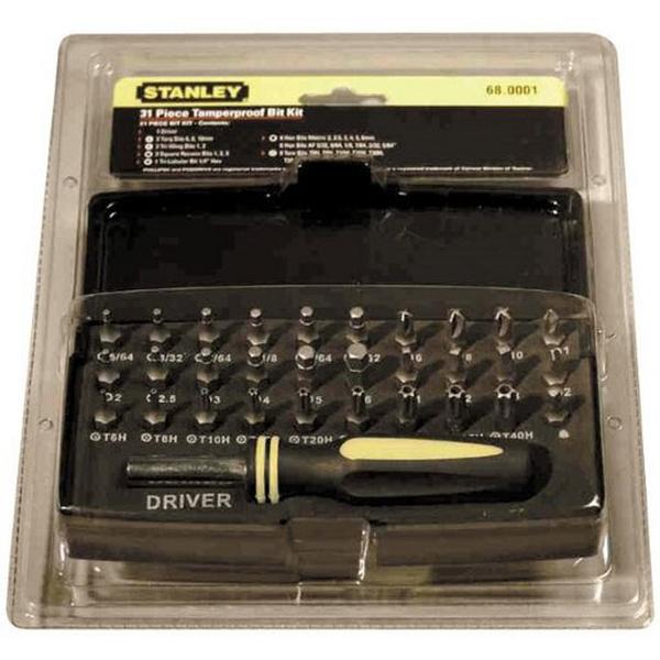 Stn 31 PC Bit Kit With Driver, Ideal Electrical Catalogue Tools Instrumentation Tool Sets Tool Set - Construction Supplies Australia