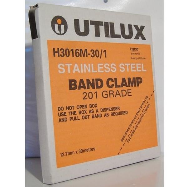 Uti Bandit Strap 12mm X 30M Matt Finish, Ideal Electrical Catalogue Wiring Accessories Lugs Links Tubular Cable Lug For Copper Conductors - Construction Supplies Australia