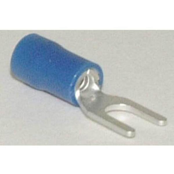 Terminal Fork Pre-Insulated Super Grip 1.5-2.5mm2 4mm Fork Blue, Ideal Electrical Catalogue Wiring Accessories Lugs Links Crimp Cable Lug For Copper Conductors - Construction Supplies Australia