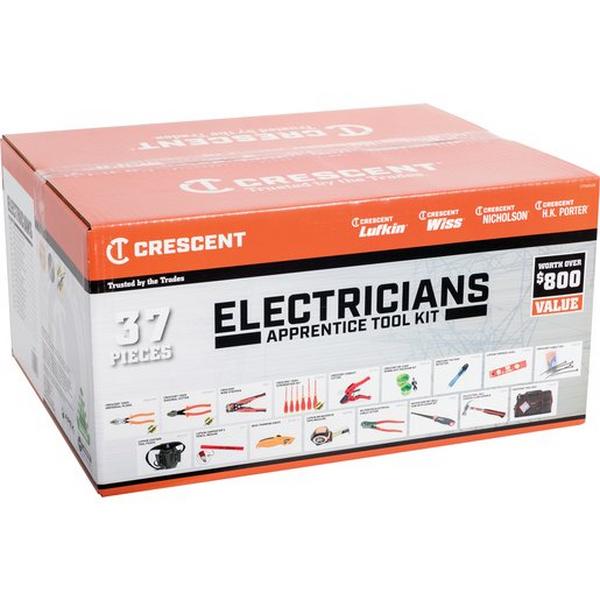 Apprentice Tool Kit Electrician 37 Pcs, Ideal Electrical Catalogue Tools Instrumentation Tool Sets Tool Set - Construction Supplies Australia