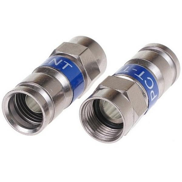 RG6 F Type Compression Connector, Ideal Electrical Catalogue Wiring Accessories Connector Rf Connector - Construction Supplies Australia