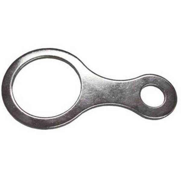 Earth Tag Brass Nickel Plated 20mm, Ideal Electrical Catalogue Power Distribution Earthing Lightning Fixed Earthing Terminal - Construction Supplies Australia
