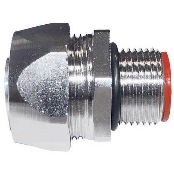 Adaptor Straight Steel Fitting Conduit Flexible 50mm, Ideal Electrical Catalogue Cable Management Conduit Rigid Couplers - Construction Supplies Australia