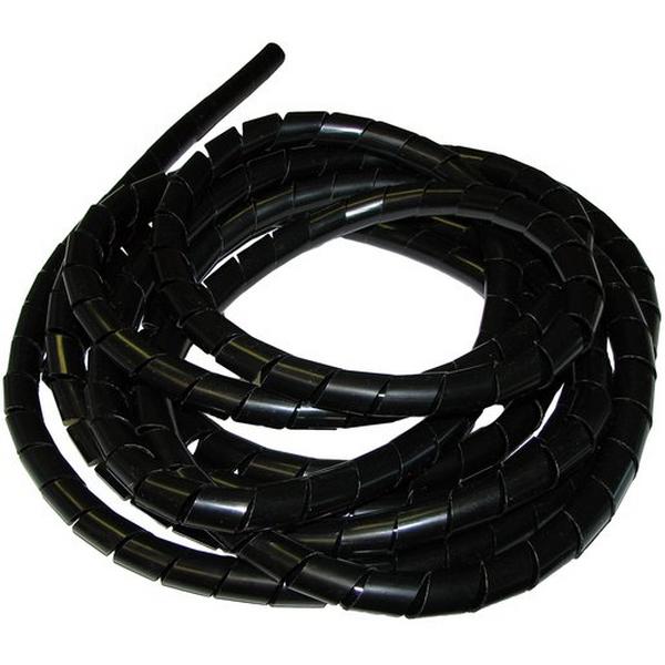 Spiral Wrapping 12mm Black, Ideal Electrical Catalogue Wiring Accessories Spiral Wrap Spiral Bundle Wrap - Construction Supplies Australia
