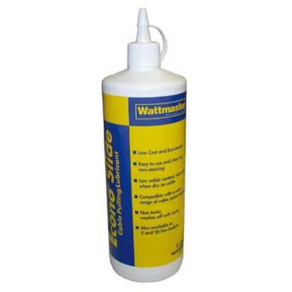 Econo Slide Cable Pulling Lubricant 1Litre Bottle, Ideal Electrical Catalogue Hardware Lubricant Lubricant - Construction Supplies Australia
