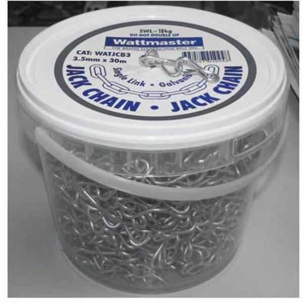 Chainjack 2.0mm Dbllink Gal 30M, Ideal Electrical Catalogue Light Fittings Accessories Chain - Construction Supplies Australia