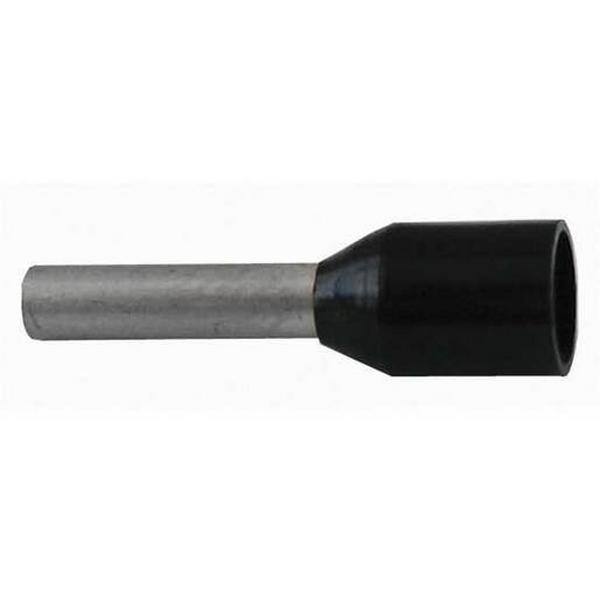 Bootlace Insulated Black 1.5mm2 Pk100, Ideal Electrical Catalogue Wiring Accessories Lugs Links Cable End Sleeve - Construction Supplies Australia