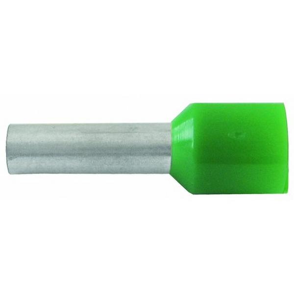 Bootlace Insulated Green 6mm2 Pk50, Ideal Electrical Catalogue Wiring Accessories Lugs Links Cable End Sleeve - Construction Supplies Australia