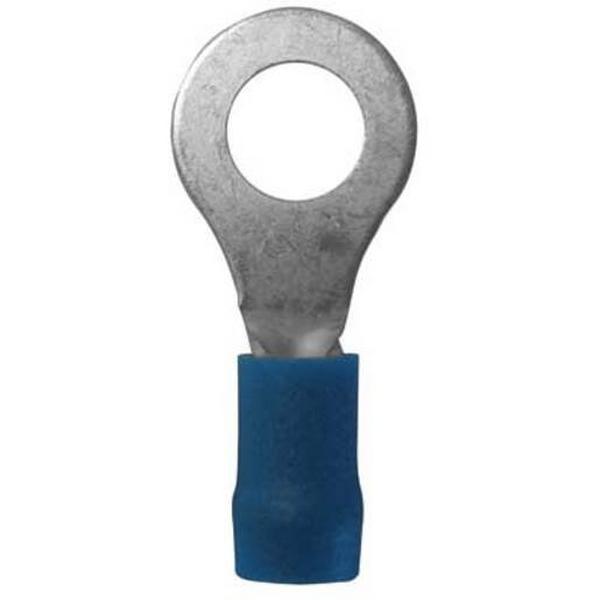 Terminal Ring 1.5-2.5 4mm Insl Pk100, Ideal Electrical Catalogue Wiring Accessories Terminal Block Solderless Copper Terminals For Copper Conductors - Construction Supplies Australia