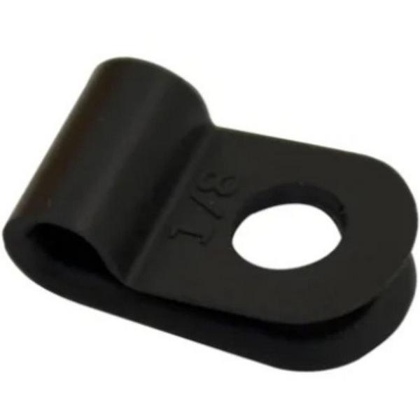 Cable Clips P Shape Nylon 4.3mm Cable Black (Pkt 100), Ideal Electrical Catalogue Wiring Accessories Cable Clip Cable Clip - Construction Supplies Australia
