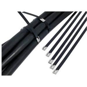CABLE TIE STAINLESS STEEL FULLY COATED 200MM HEAVY DUTY