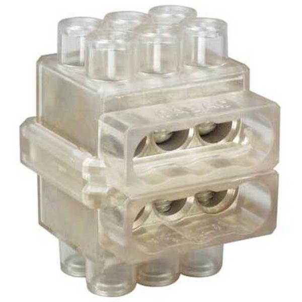 6 Way Terminal Block 50mm2, Ideal Electrical Catalogue Wiring Accessories Terminal Block Cross Connector For Terminal Block - Construction Supplies Australia