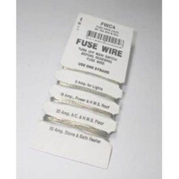 Fuse Wire Card With 8A/16A/20A/30A, Ideal Electrical Catalogue Power Distribution Fuses Holders Accessories Spare Parts For Electrical Fuses Fuse Holders - Construction Supplies Australia