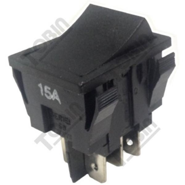 SWITCH ROCKER BLACK ON/ON 15A DPDT, Ideal Electrical Catalogue Industrial Switch Control Switch - Construction Supplies Australia