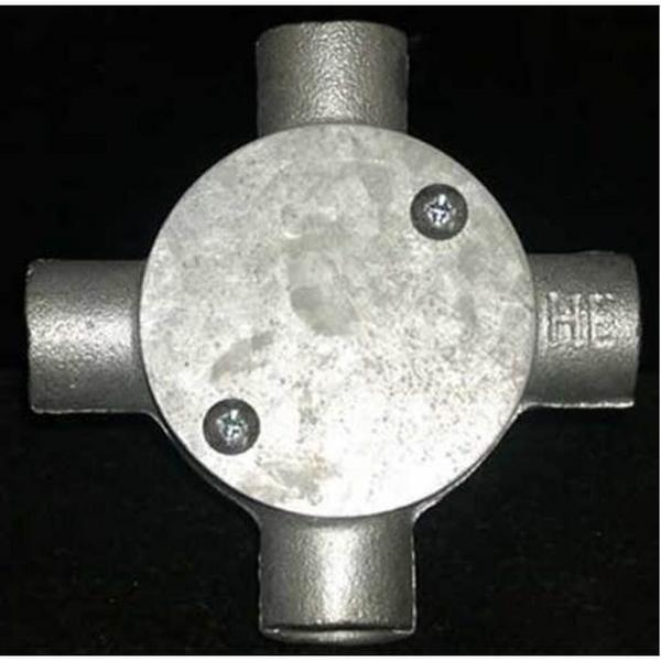 20mm Conduit 4 Way Junction Box, Ideal Electrical Catalogue Cable Management Conduit Rigid Conduit Junction Box - Construction Supplies Australia