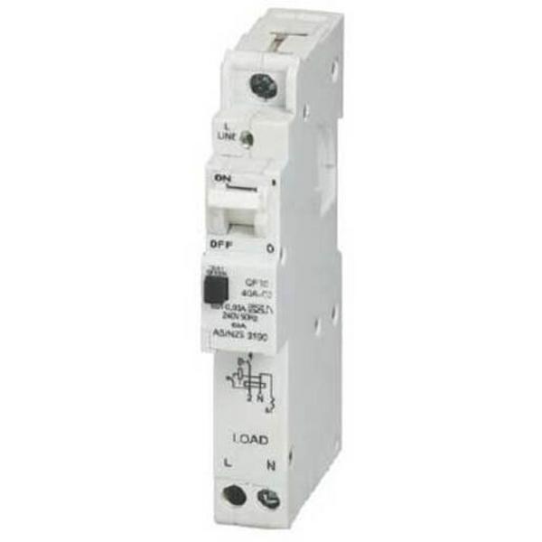 RCBO 6kA 1P 25A C2 Qf10, Ideal Electrical Catalogue Power Distribution Circuit Breakers Residual Current Earth Leakage Circuit Breaker Rcbo Rcd Mcb - Construction Supplies Australia