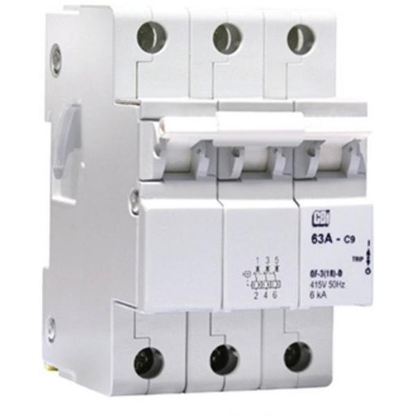 MCB 6kA 3P 16A C2 AC Qf18, Ideal Electrical Catalogue Power Distribution Circuit Breakers Miniature Circuit Breaker Mcb - Construction Supplies Australia