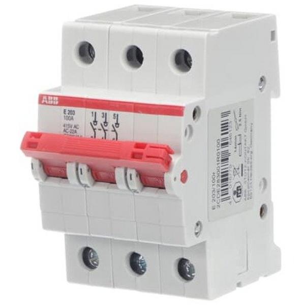 Isolator 3 Pole 125A, Ideal Electrical Catalogue Power Distribution Distribution Boards Main Switch For Distribution Board - Construction Supplies Australia