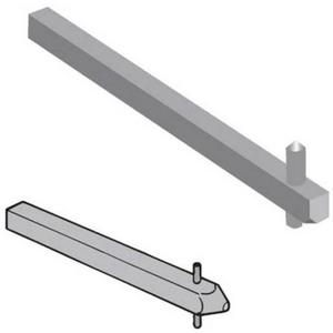 SHAFT FOR PISTOL HANDLE 150MM