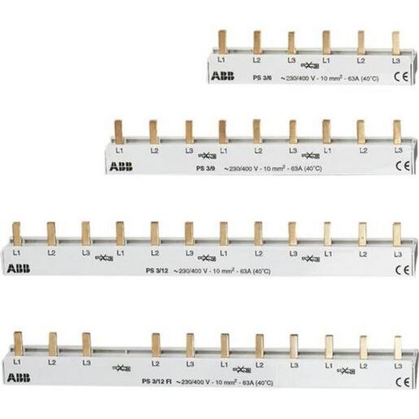 Busbar 3Ph Ins Ps3/12, Ideal Electrical Catalogue Power Distribution Busbar Phase Busbar Comb - Construction Supplies Australia