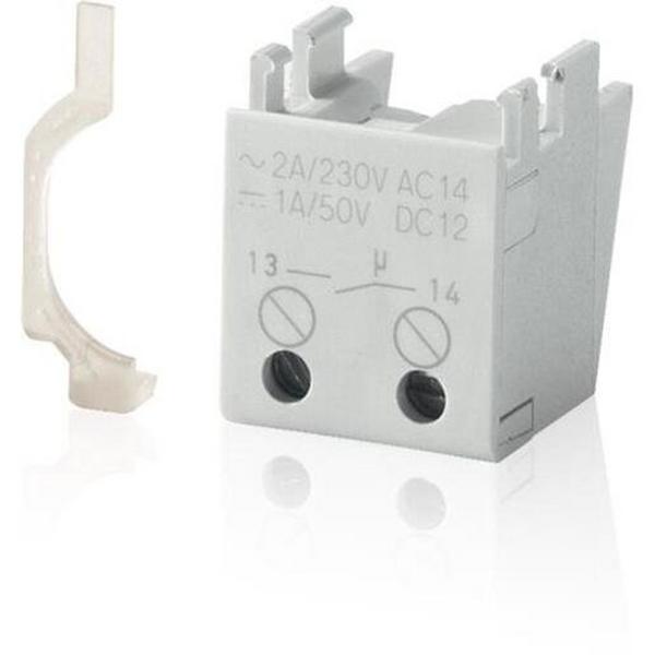 Contact Aux 1N/O Bot Fit, Ideal Electrical Catalogue Power Distribution Distribution Boards Auxiliary Device For Distribution Board Devices - Construction Supplies Australia