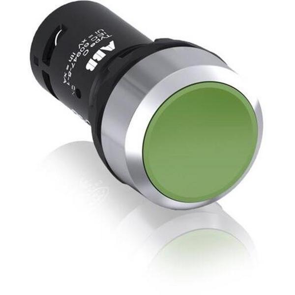 Green Pushbutton With 1NO Contact, Ideal Electrical Catalogue Industrial Push Button Push Button Complete - Construction Supplies Australia