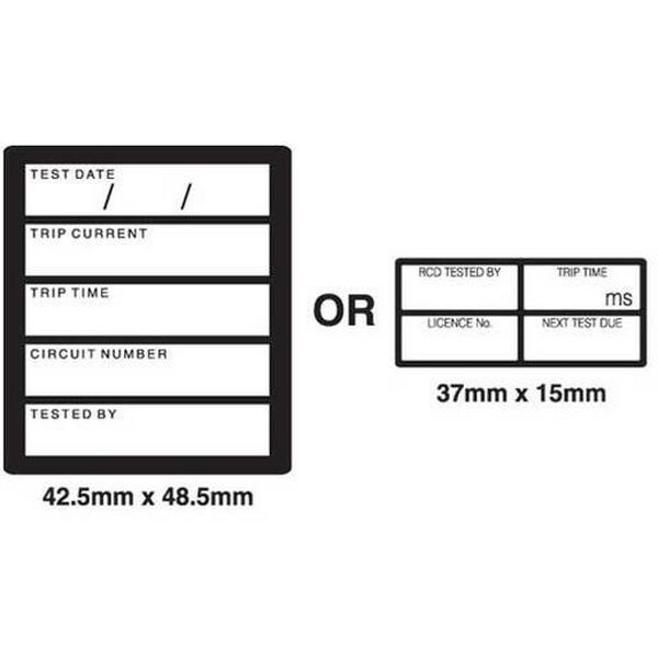 Test Tag Residual Current Device (Rcd), Ideal Electrical Catalogue Hardware Warning Signing Plate Warning Sign And Labels - Construction Supplies Australia