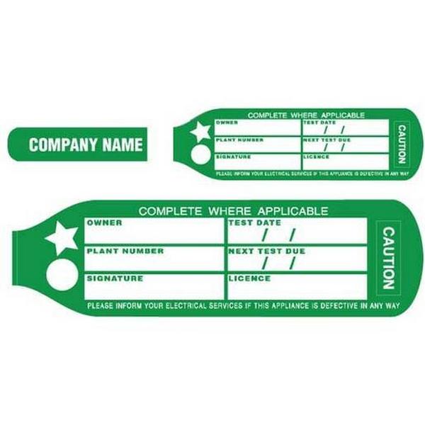 Test Tag T/T Comm And Blade W/Sec Clip-Rbw, Ideal Electrical Catalogue Tools Instrumentation Labelling Labelling Material - Construction Supplies Australia
