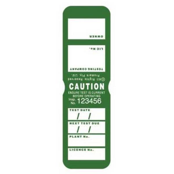 Test Tag T/T Hvy Dty W/Xtra Str Adh-Green, Ideal Electrical Catalogue Tools Instrumentation Labelling Labelling Material - Construction Supplies Australia