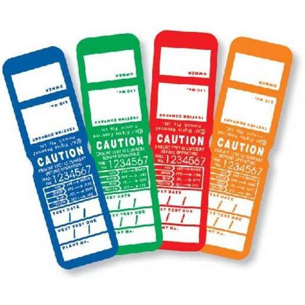 Test Tag NSW T/T Hvy Dty W/Xtra Str Adh-Green, Ideal Electrical Catalogue Tools Instrumentation Labelling Labelling Material - Construction Supplies Australia