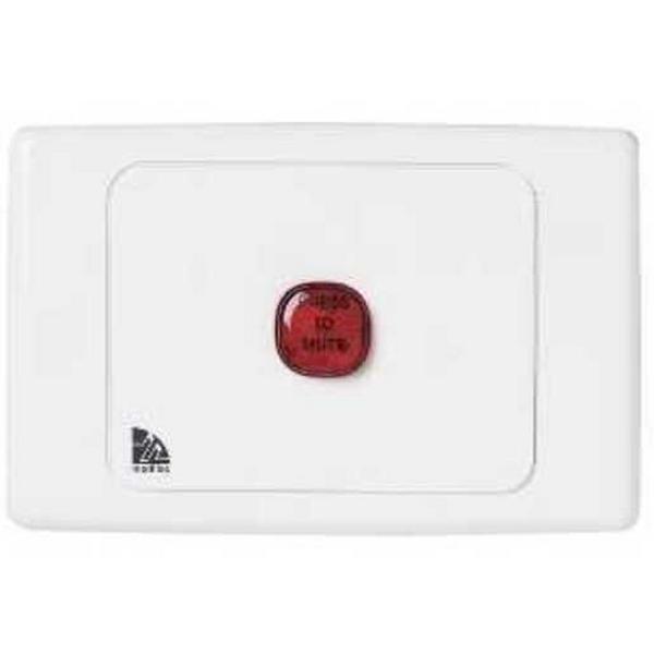 Alarm Wallplate 240V White, Ideal Electrical Catalogue Power Distribution Distribution Boards Alarm Unit For Distribution Board - Construction Supplies Australia